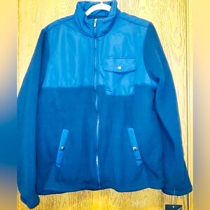 Swiss Alps Men's Polar Fleece Full Zip Jacket | Size: L | NWT
